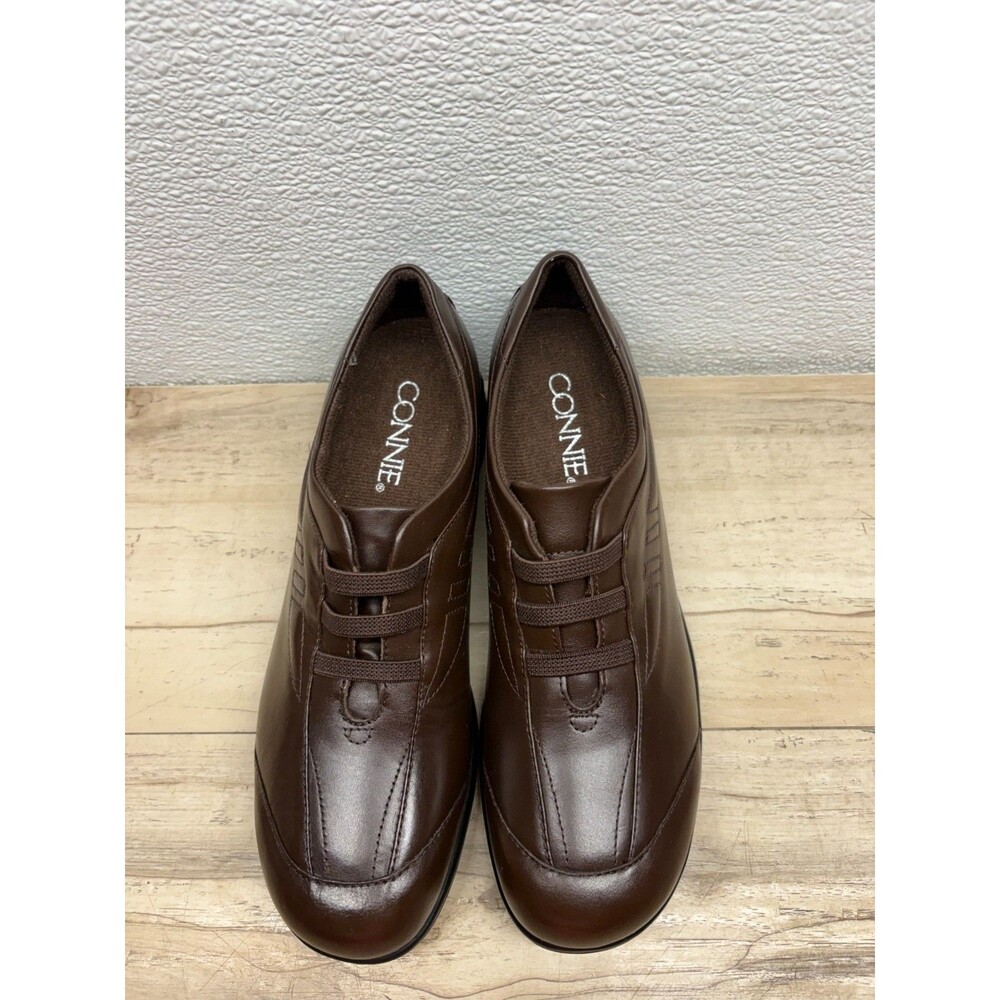 Connie Womens Leather Comfort Shoes Slip On Size: 8.5